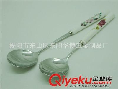 青花瓷系列陶瓷柄勺子 传统工艺与现代实用的完美结合