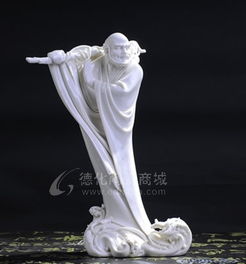 一苇渡江 陶瓷人物瓷塑的艺术之美